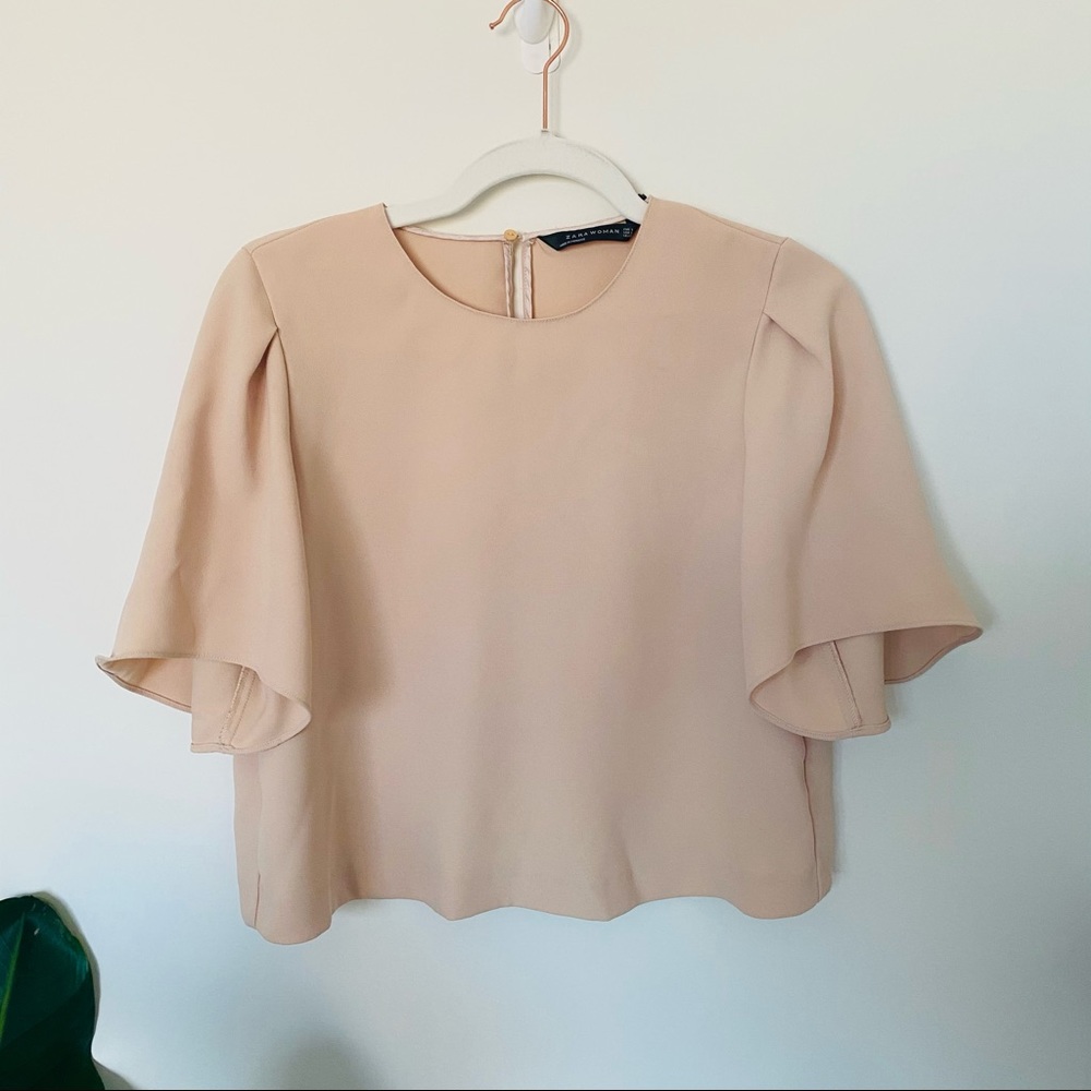 CUTE ZARA CROP BLOUSE